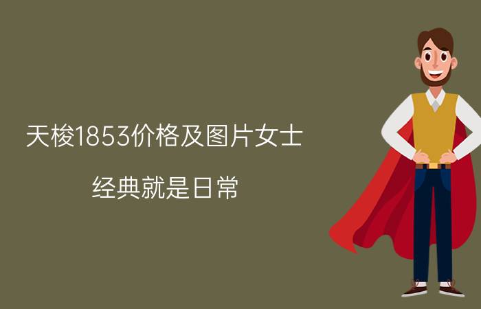 天梭1853价格及图片女士（经典就是日常）