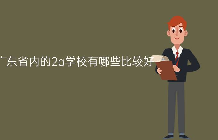 广东省内的2a学校有哪些比较好