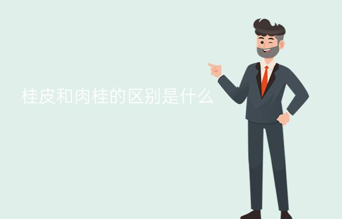 桂皮和肉桂的区别是什么