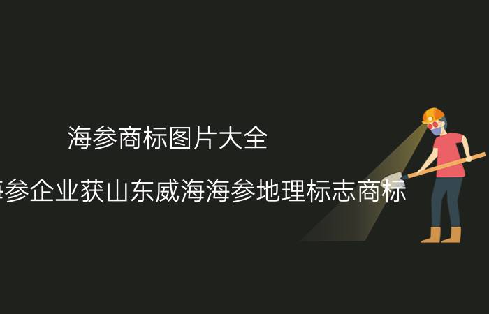 海参商标图片大全（14家海参企业获山东威海海参地理标志商标）