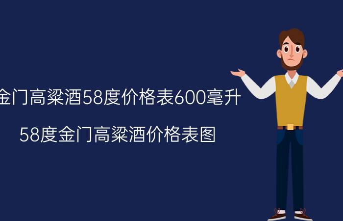 金门高粱酒58度价格表600毫升（58度金门高粱酒价格表图）