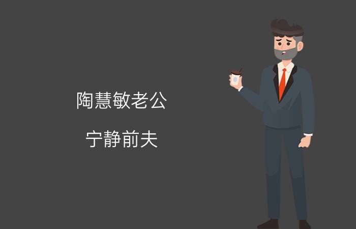 陶慧敏老公（宁静前夫）