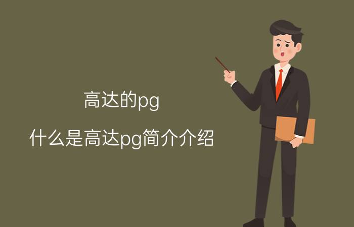 高达的pg（什么是高达pg简介介绍）