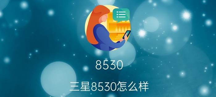 8530（三星8530怎么样）