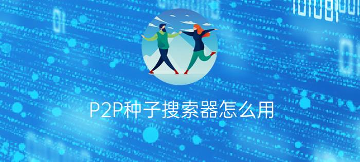 P2P种子搜索器怎么用