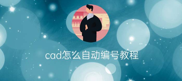 cad怎么自动编号教程