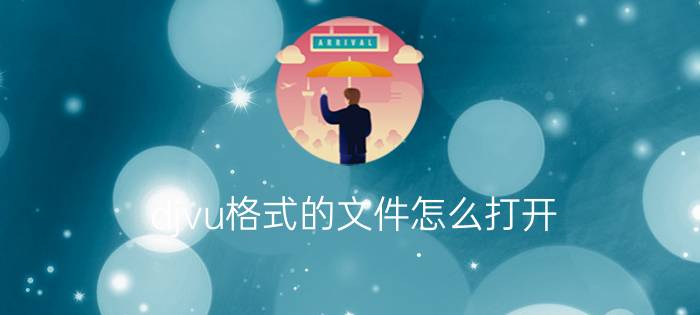 djvu格式的文件怎么打开