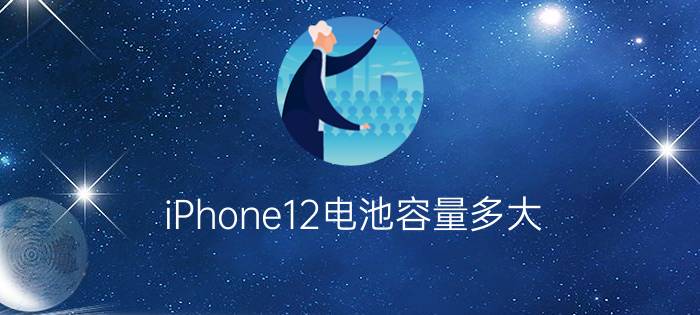 iPhone12电池容量多大