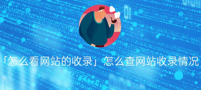 「怎么看网站的收录」怎么查网站收录情况