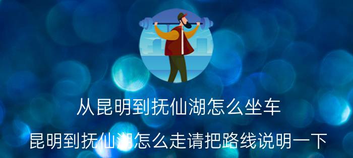 从昆明到抚仙湖怎么坐车（昆明到抚仙湖怎么走请把路线说明一下）