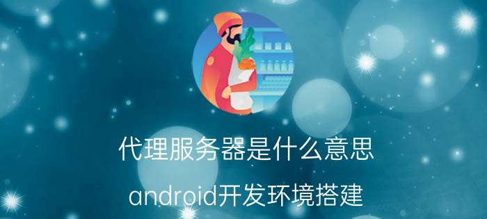 代理服务器是什么意思（android开发环境搭建）