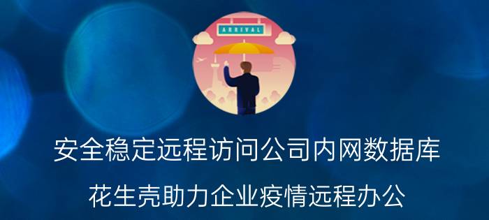 安全稳定远程访问公司内网数据库，花生壳助力企业疫情远程办公