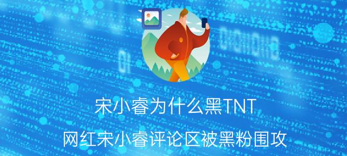 宋小睿为什么黑TNT（网红宋小睿评论区被黑粉围攻）