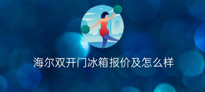 海尔双开门冰箱报价及怎么样