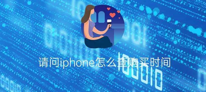 请问iphone怎么查购买时间