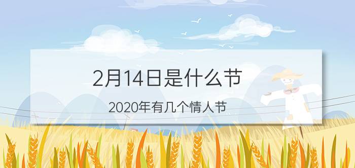 2月14日是什么节（2020年有几个情人节）