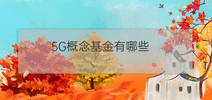 5G概念基金有哪些