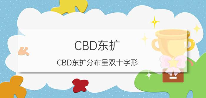 CBD东扩（CBD东扩分布呈双十字形）