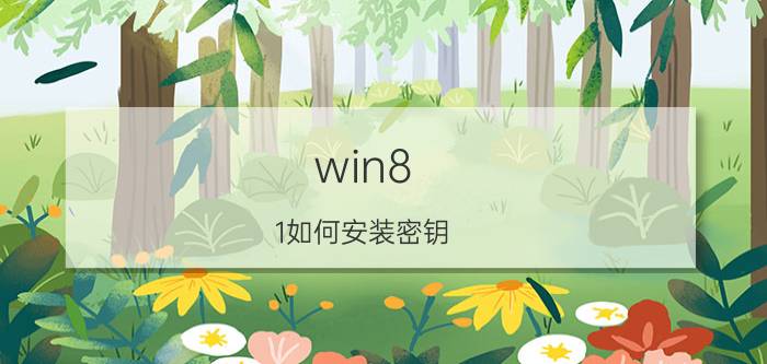 win8.1如何安装密钥