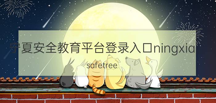 宁夏安全教育平台登录入口ningxia.safetree.com。cn