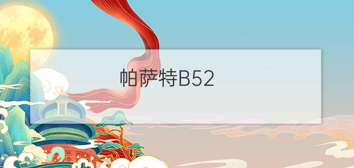 帕萨特B52.0（帕萨特B52.0）