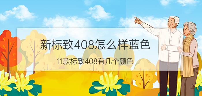 新标致408怎么样蓝色（11款标致408有几个颜色）