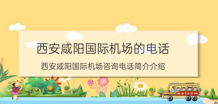 西安咸阳国际机场的电话（西安咸阳国际机场咨询电话简介介绍）