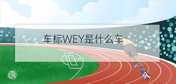 车标WEY是什么车