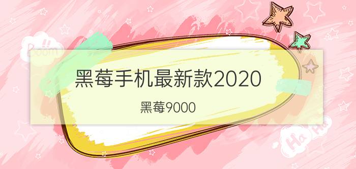 黑莓手机最新款2020（黑莓9000）