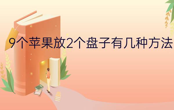 9个苹果放2个盘子有几种方法