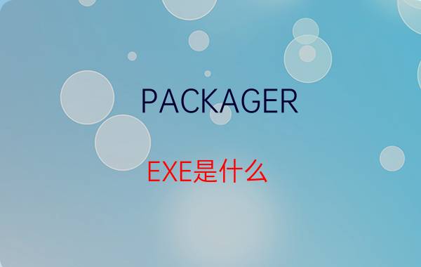 PACKAGER.EXE是什么