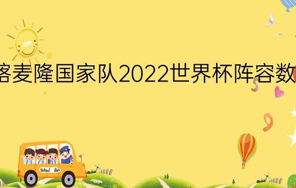 喀麦隆国家队2022世界杯阵容数据