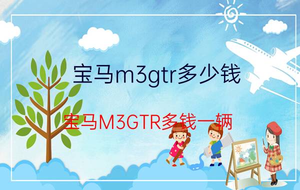 宝马m3gtr多少钱（宝马M3GTR多钱一辆）