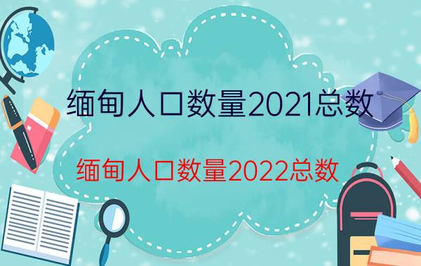 缅甸人口数量2021总数（缅甸人口数量2022总数）